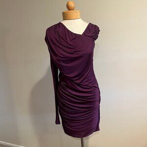 Alexander Wang Purple BodyCon Dress One Shoulder Size 4
